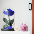 Load image into Gallery viewer, Dark Blue Preserved Rose – A Symbol of Mystery and Loyalty
