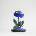 Load image into Gallery viewer, Dark Blue Preserved Rose – A Symbol of Mystery and Loyalty
