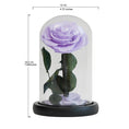 Load image into Gallery viewer, Mystical Purple Preserved Rose – A Symbol of Elegance and Romance
