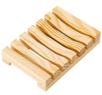 Rectangular Wooden Soap Dish